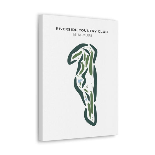 Riverside Country Club, Missouri - Printed Golf Courses