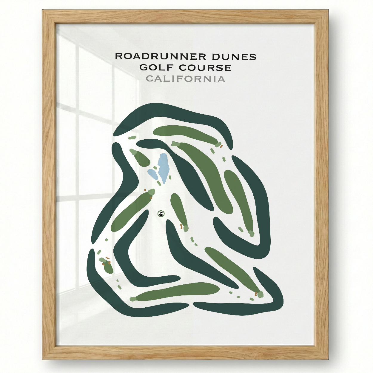 Roadrunner Dunes Golf Course, California - Printed Golf Courses