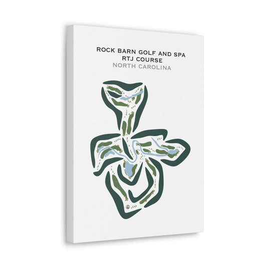 Rock Barn Country Club & Spa, North Carolina - Printed Golf Courses