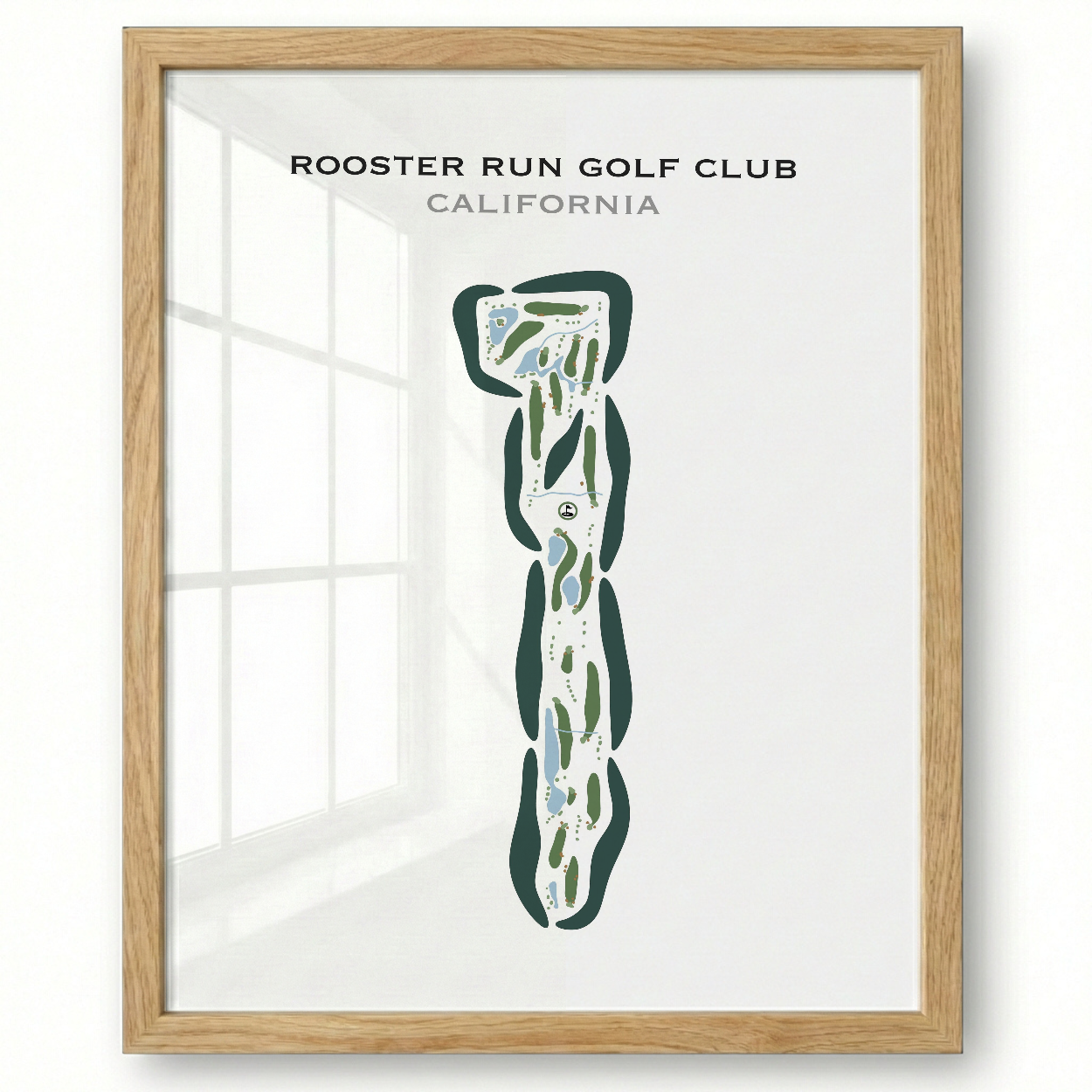 Rooster Run Golf Club, California - Printed Golf Courses