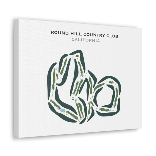 Round Hill Country Club, California - Printed Golf Courses