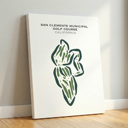 San Clemente Municipal Golf Course, California - Printed Golf Courses