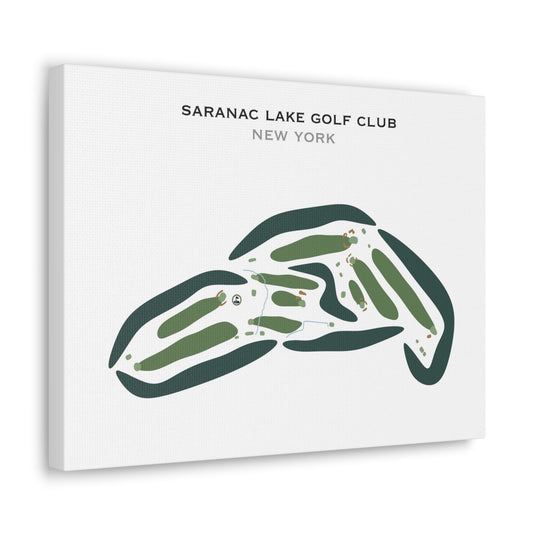 Saranac Lake Golf Club, New York - Printed Golf Courses