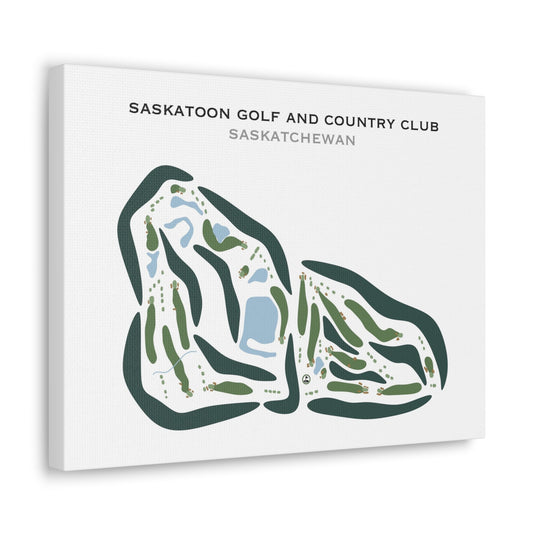Saskatoon Golf and Country Club, Saskatchewan - Printed Golf Courses
