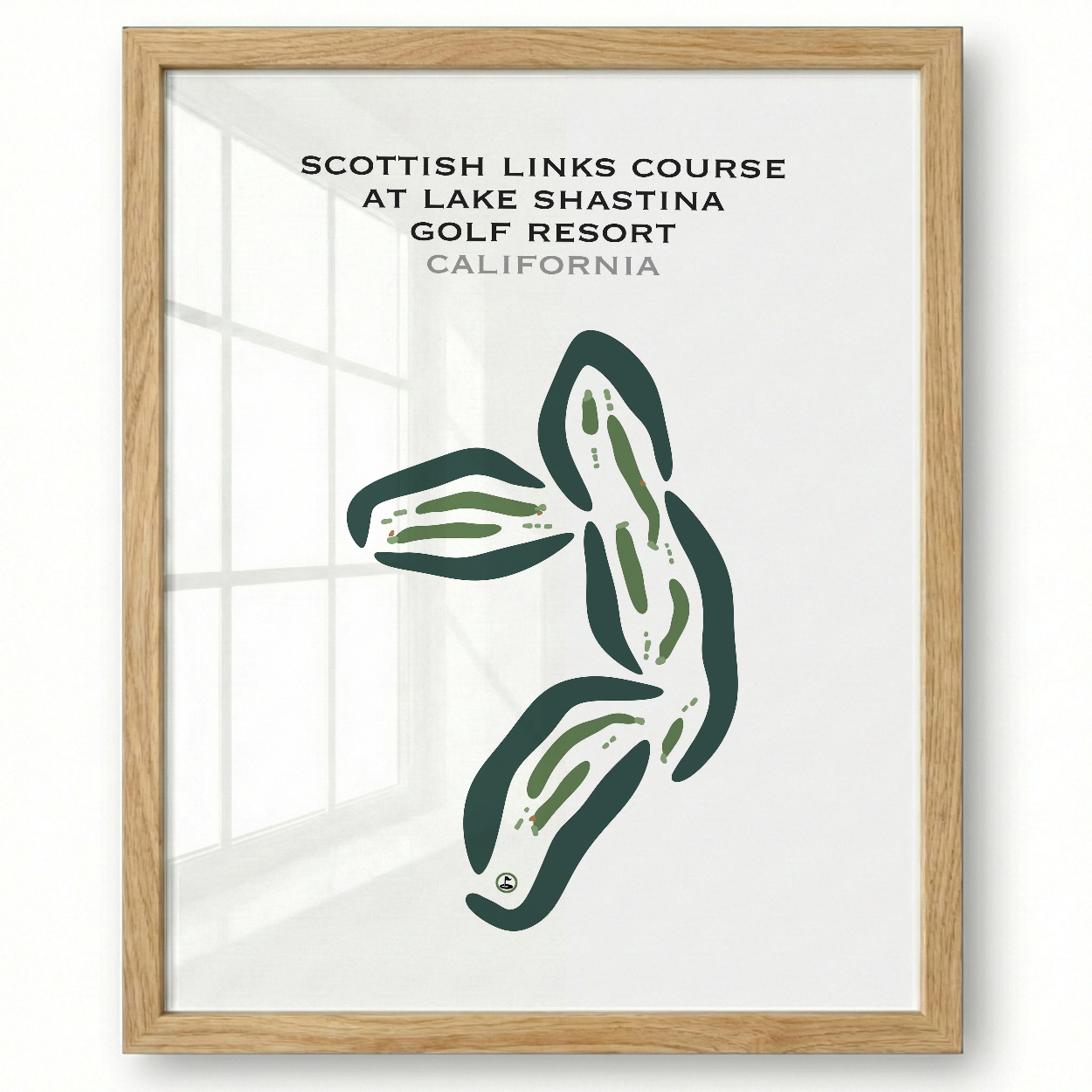 Scottish Links at Lake Shastina Golf Resort, California - Printed Golf Courses
