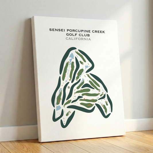 Sensei Porcupine Creek Golf Club, California - Printed Golf Courses