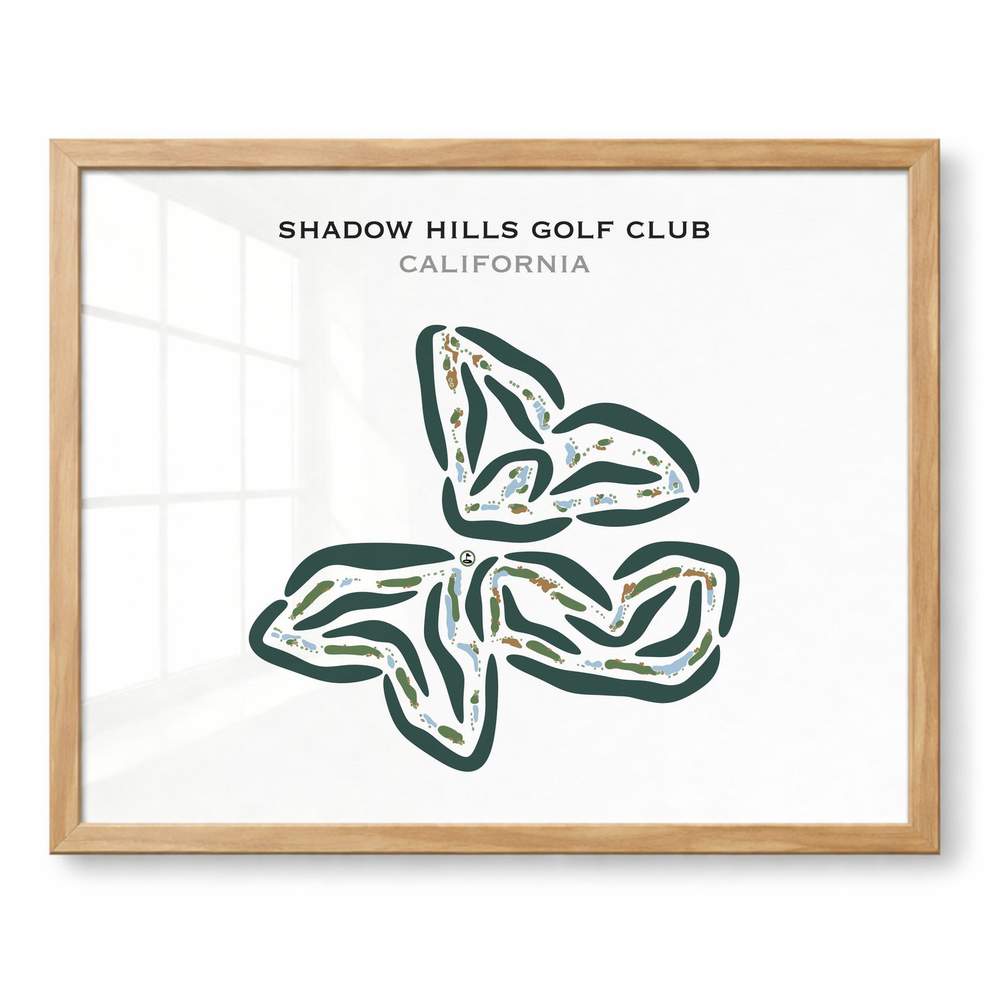 Shadow Hills Golf Club, California - Printed Golf Courses