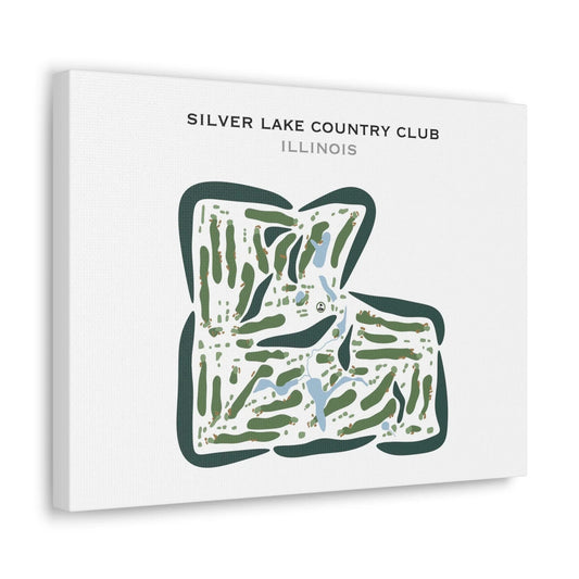Silver Lake Country Club, Illinois - Printed Golf Courses