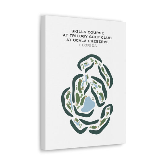 Skills Course at Trilogy Golf Club at Ocala Preserve, Florida - Printed Golf Courses