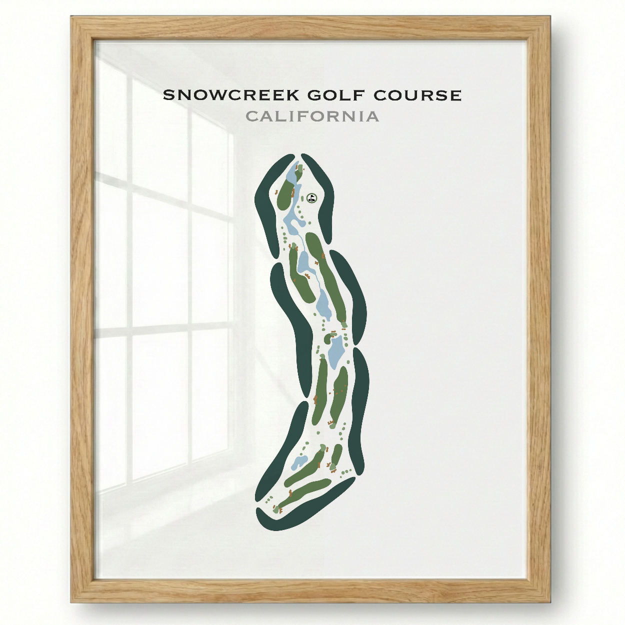 Snowcreek Golf Course, California - Printed Golf Courses