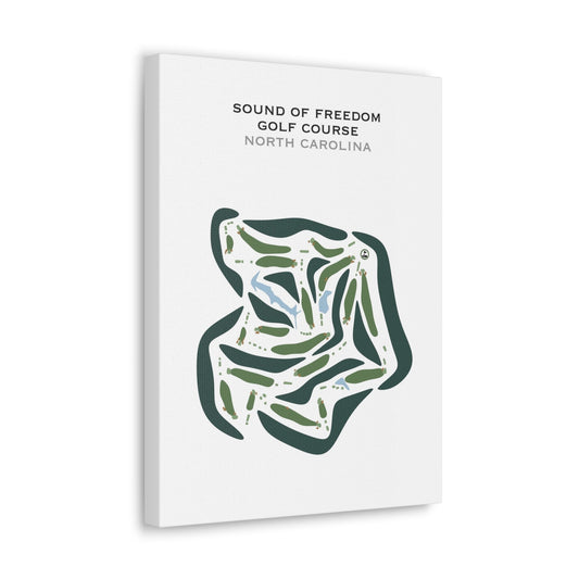 Sound of Freedom Golf Course, North Carolina - Printed Golf Courses