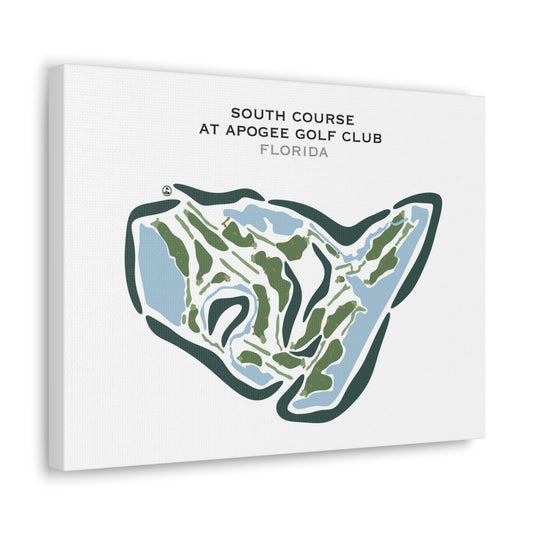 South Course at Apogee Golf Club, Florida - Printed Golf Courses