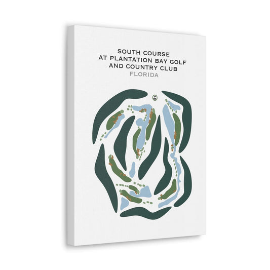 South Course at Plantation Bay Golf & Country Club, Florida - Printed Golf Courses