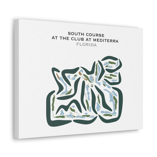South Course at The Club at Mediterra, Florida - Printed Golf Courses