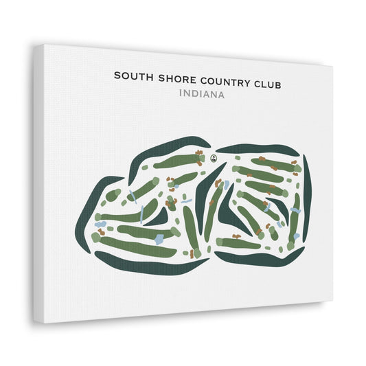South Shore Country Club - Cedar Lake, Indiana - Printed Golf Courses