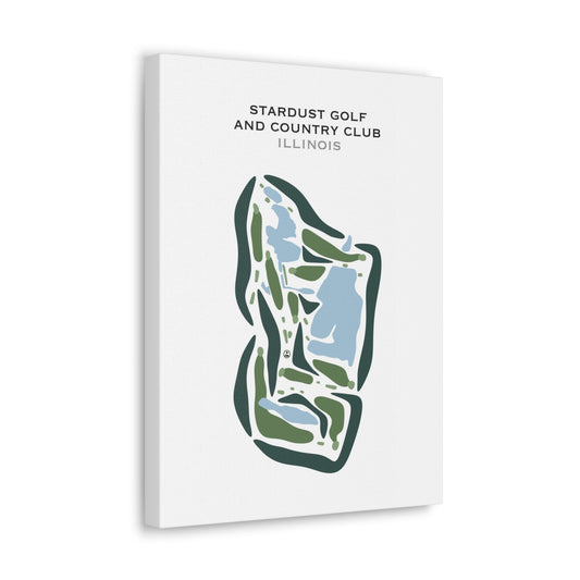 Stardust Golf & Country Club, Illinois - Printed Golf Courses