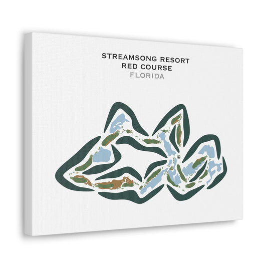Streamsong Resort, Red Course, Florida - Printed Golf Courses