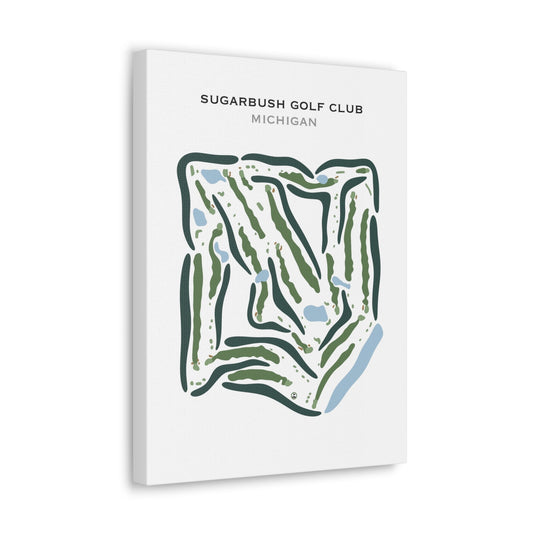 Sugarbush Golf Club, Michigan - Printed Golf Courses