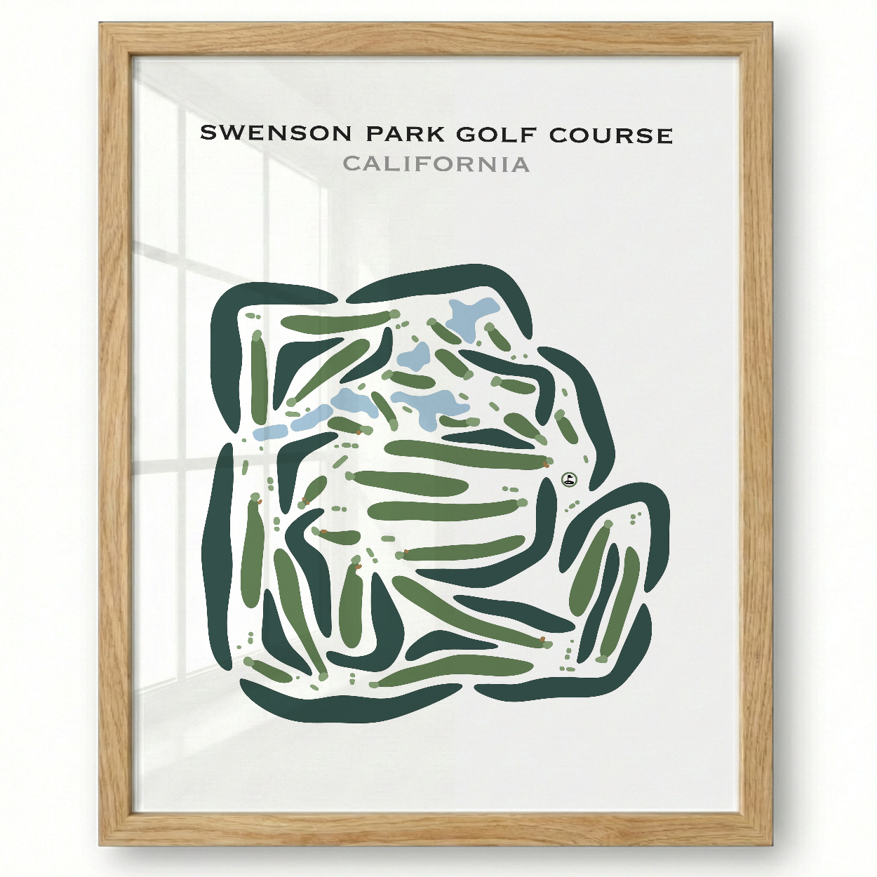 Swenson Park Golf Course, California - Printed Golf Courses