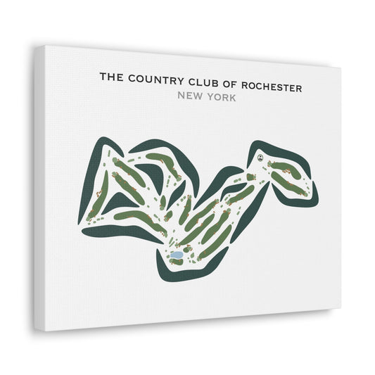 Country Club Of Rochester, New York - Printed Golf Courses