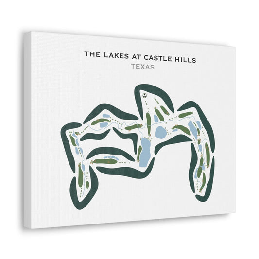 The Lakes at Castle Hills, Texas - Printed Golf Courses