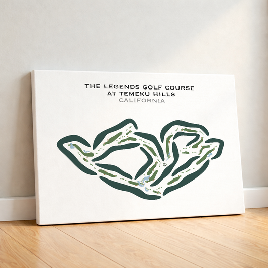 The Legends Golf Course at Temeku Hills, California - Printed Golf Courses