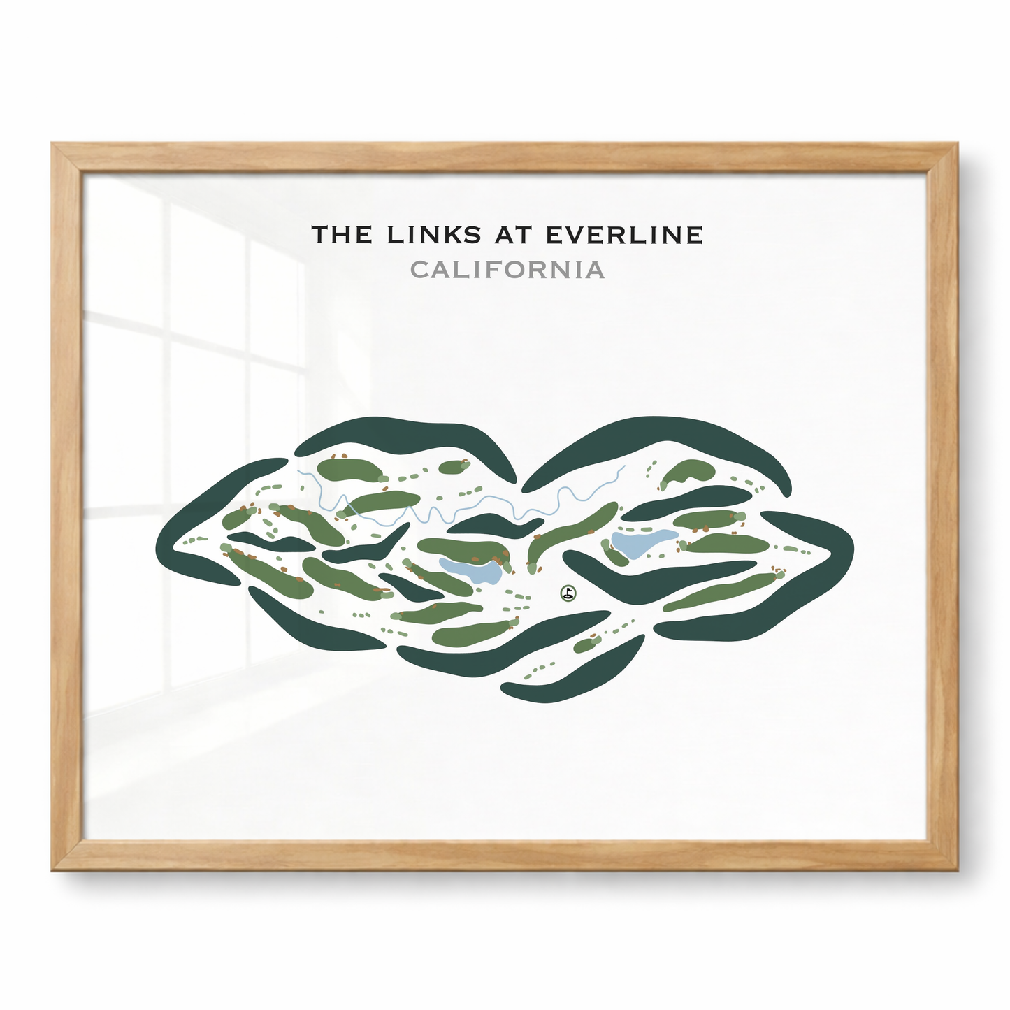 The Links at Everline, California - Printed Golf Courses