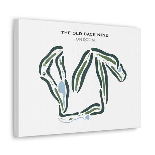 The Old Back Nine, Oregon - Printed Golf Courses
