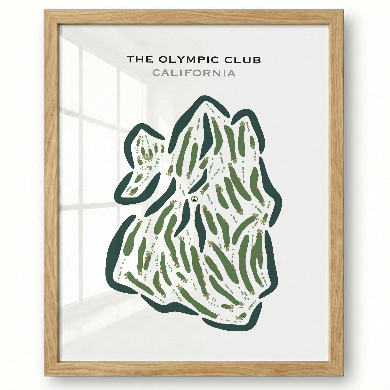 The Olympic Club, California - Printed Golf Courses