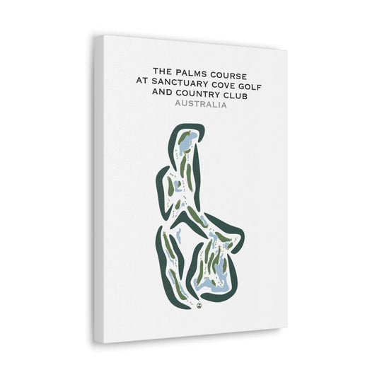 The Palms Golf Course at Sanctuary Cove Golf and Country Club, Australia - Printed Golf Courses