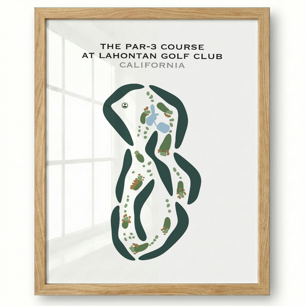 The Par-3 Course at Lahontan Golf Club, California - Printed Golf Courses