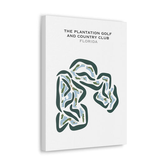 The Plantation Golf & Country Club, Florida - Printed Golf Courses