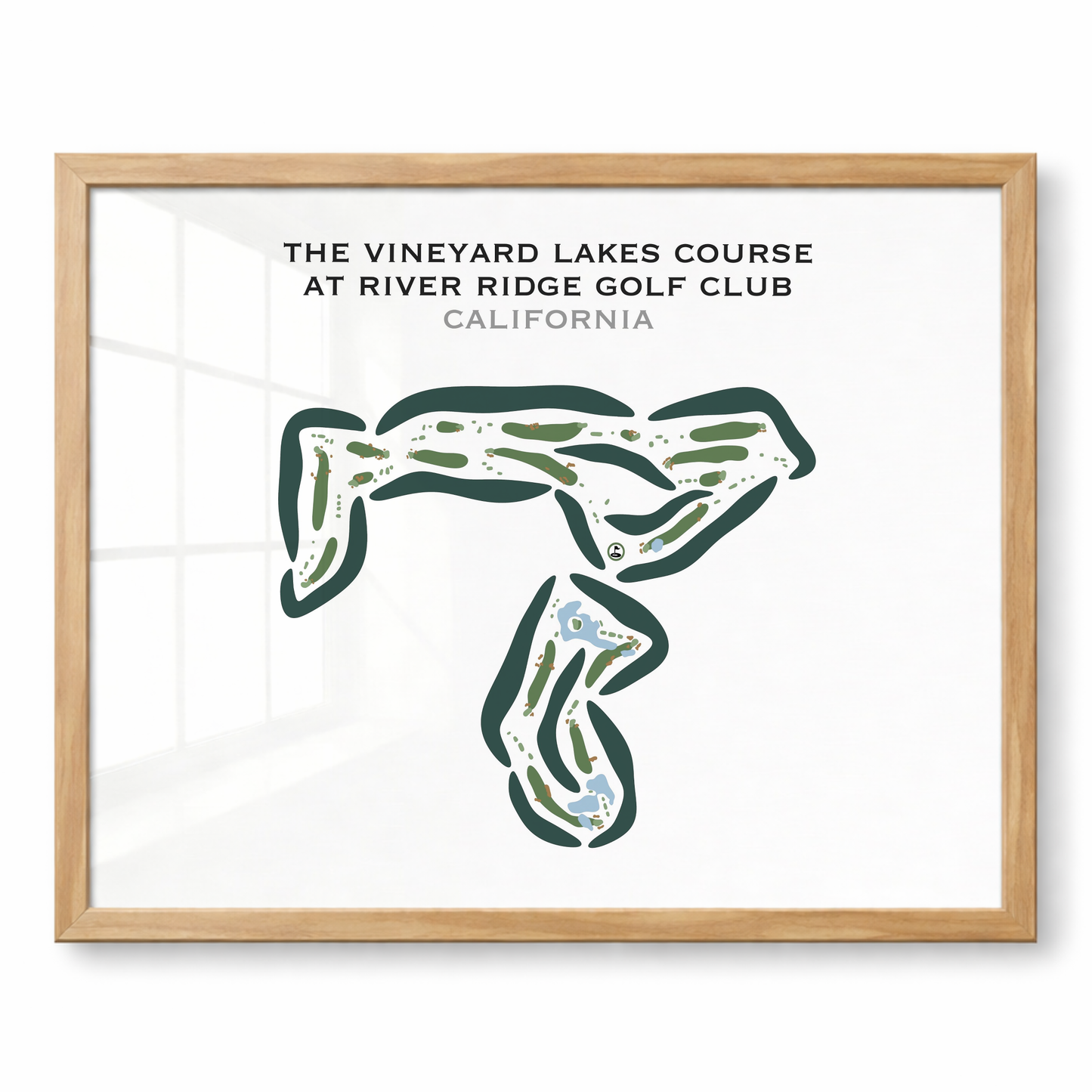 The Vineyard Course at River Ridge Golf Club, California - Printed Golf Courses