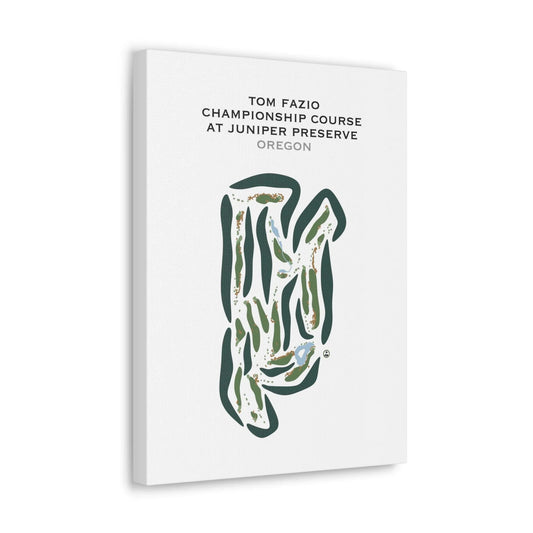 Tom Fazio Championship Course at Juniper Preserve, Oregon - Printed Golf Courses