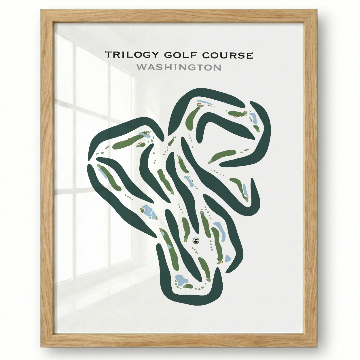 Trilogy Golf Course, Washington - Printed Golf Courses