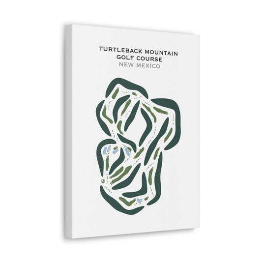 Turtleback Mountain Golf Course, New Mexico - Printed Golf Courses