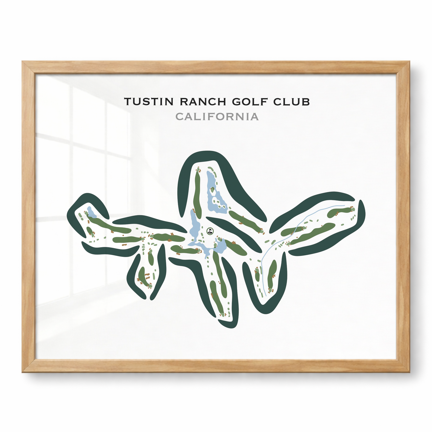 Tustin Ranch Golf Club, California - Printed Golf Courses