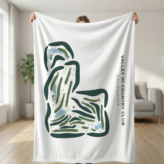 Valley Hi Country Club, California - Printed Golf Courses