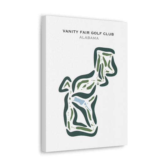 Vanity Fair Golf Club, Alabama - Printed Golf Courses