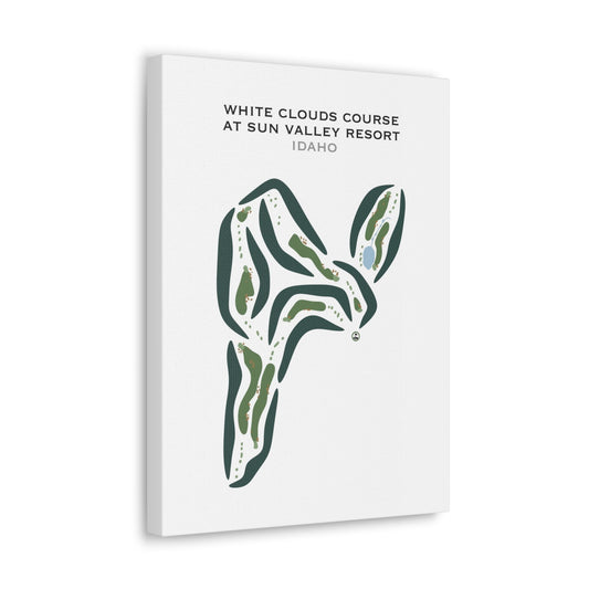 White Clouds Course at Sun Valley Resort, Idaho - Printed Golf Courses