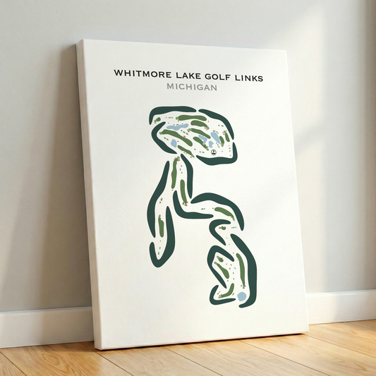 Whitmore Lake Golf Links, Michigan - Printed Golf Courses