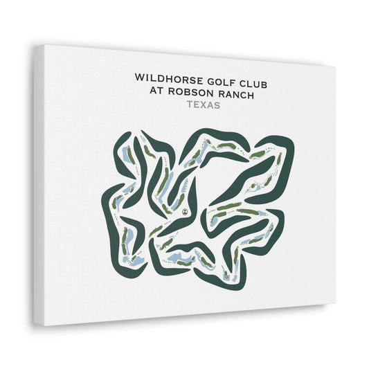 Wildhorse Golf Club at Robson Ranch, Texas - Printed Golf Courses