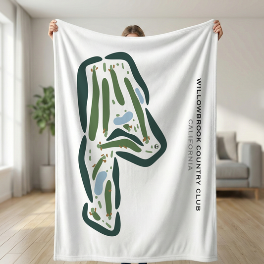 Willowbrook Country Club, California - Printed Golf Courses