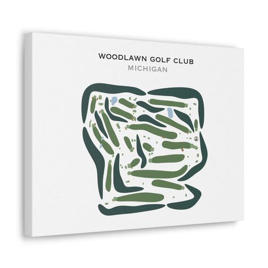 Woodlawn Golf Club, Michigan - Printed Golf Courses