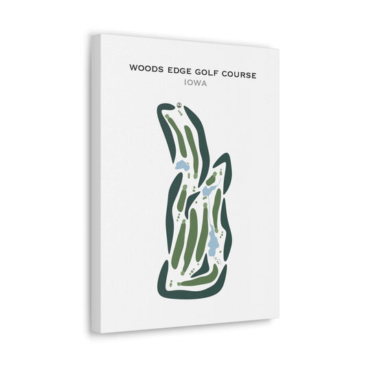 Woods Edge Golf Course, Iowa - Printed Golf Courses
