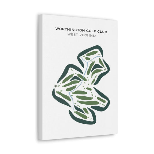 Worthington Golf Club, West Virginia - Printed Golf Courses