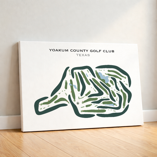 Yoakum County Golf Club, Texas - Printed Golf Courses