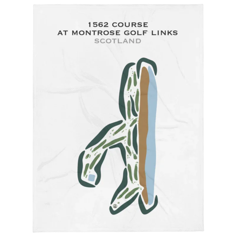 1562 Course at Montrose Golf Links, Scotland, UK - Printed Golf Courses