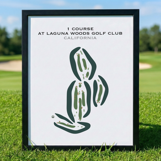 1 Course at Laguna Woods Golf Club, California - Printed Golf Courses