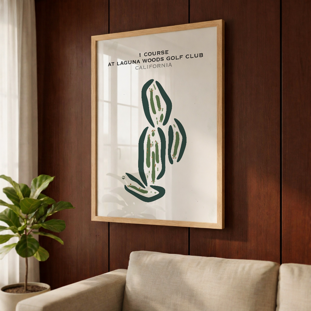1 Course at Laguna Woods Golf Club, California - Printed Golf Courses